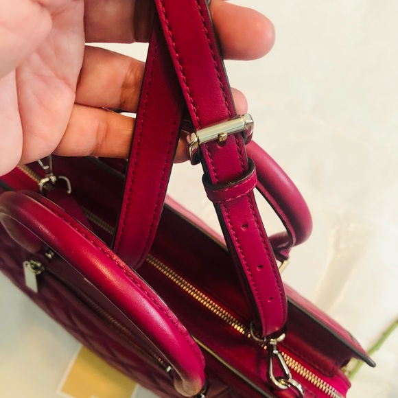 ❤️SOLD❤️🎉🎉🎉HOST PICK💕💕🎉🎉Michael Kors Selma Quilted Satchel Pink - Picture 9 of 16